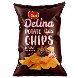 لینا چیپس دلینا گوشت و پنیر 57گرم